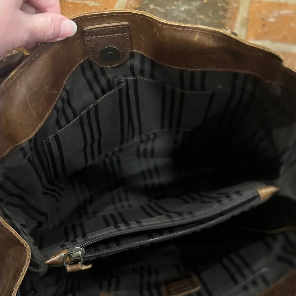 Frye Brown Melissa Tote - Picture 14 of 16